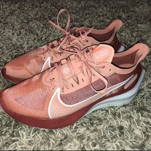 Pink Nike Zoom Gravity shoes